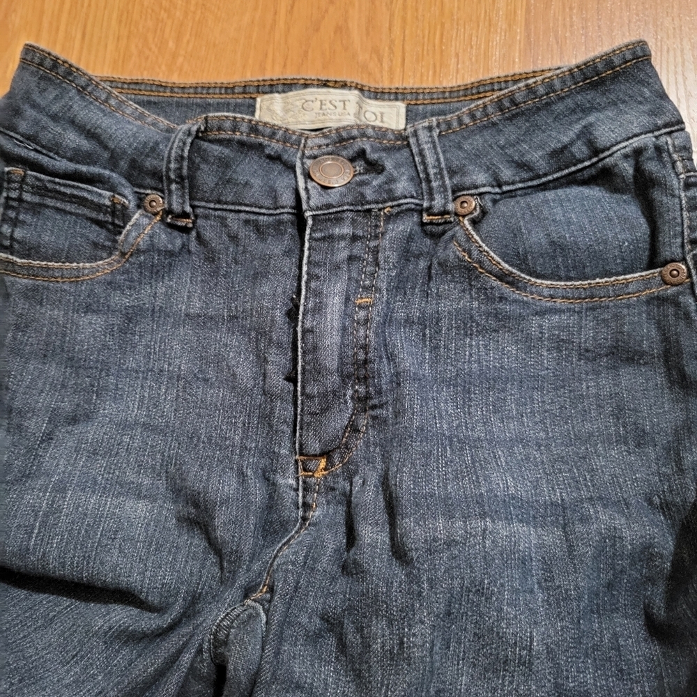 C'est Toi High Rise Medium Wash Skinny Jeans 4/26